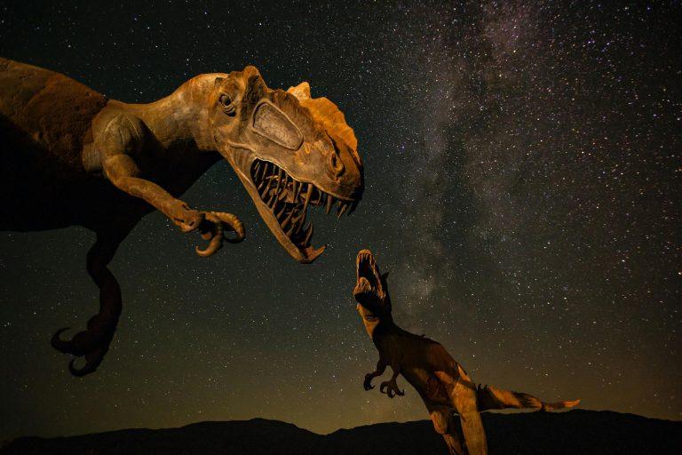 David Attenborough introducing new dinosaur species in Prehistoric Planet.